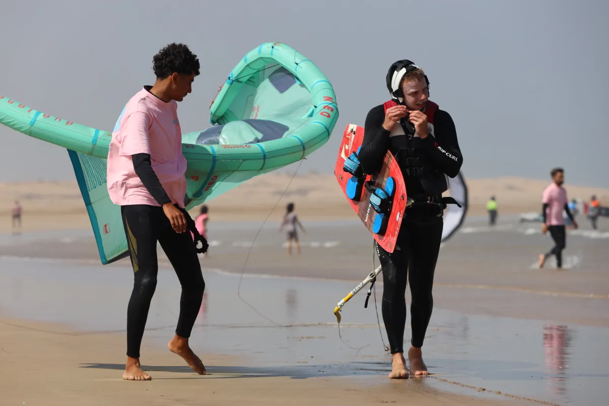 Aprende kitesurf en Essaouira — paso a paso