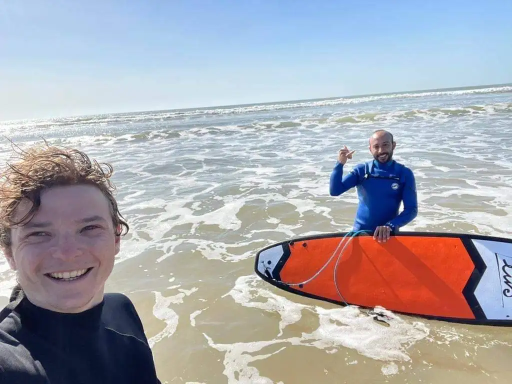 Surf-Stunde in Essaouira Marokko