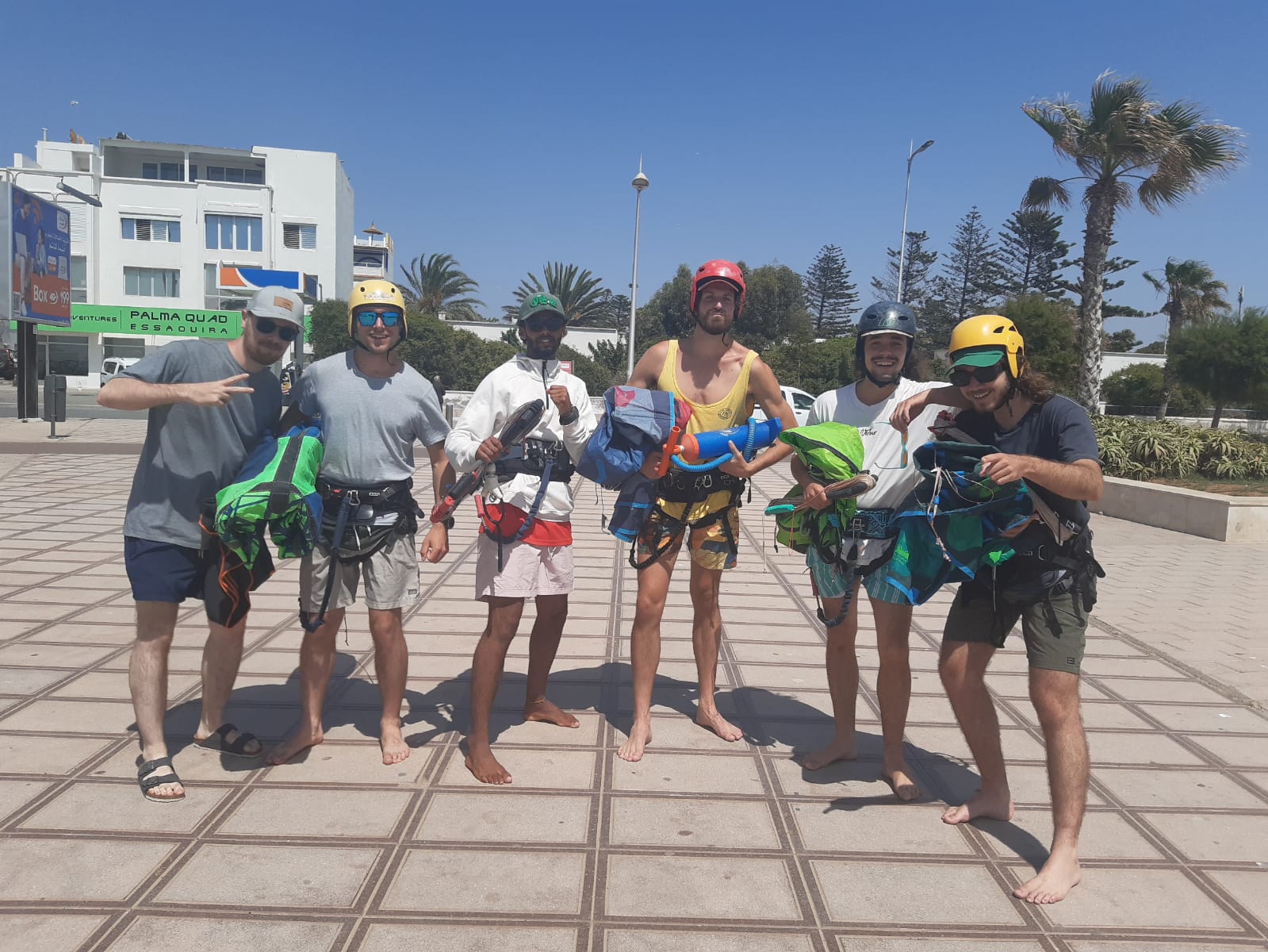 kitesurf school group lesson